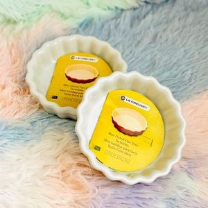 LE CREUSET Fluted flan Pie Tart Dish